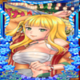 miko festival feature buy blue green eyes posing symbol