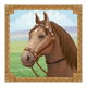mongol treasures brown horse symbol
