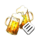 oktobeer gold dice beer symbol