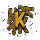 outsourced k symbol
