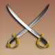 pieces of eight sword symbol