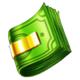 piggy bank stash money bills symbol