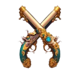 pirates of china guns symbol
