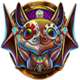 punky hallowin mega cascade bat symbol