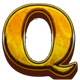 queen of greece gold q symbol