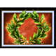 queen of greece laurel wreath symbol