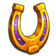 rainbow rush horseshoe symbol