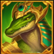 ramesses gold megaways crocodile symbol