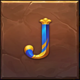 ramesses gold megaways j symbol