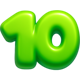 red and hot chilli 10 symbol