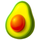 red and hot chilli avocado symbol