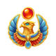 reel of ra bird symbol