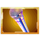 rhythm nights mic symbol