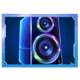 rhythm nights speaker symbol