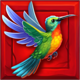 rise of aztec lock and slingo colibri symbol