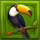 rise of aztec lock and slingo toucan symbol