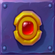 rocket stars red symbol
