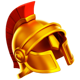 roman coin helmet symbol