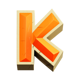 roman coin k symbol