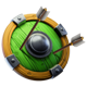 roman coin shield symbol