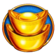 san fa coins 3 symbol