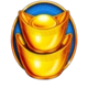 san fa pandas gold symbol