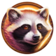 savannah strike extra racoon symbol