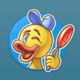 scruffy duck baby duck symbol