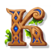 shamrock money pot big bang letter k symbol