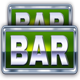 silver coins bar 2 symbol