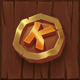 skulls up k symbol