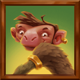 skulls up monkey symbol