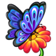small fortune butterfly symbol