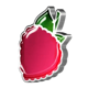 sparkling fresh grapes symbol