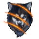spinsane wolf-scratch symbol