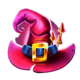 spooky skull hat symbol