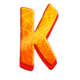spooky skull k symbol