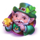 st patricks pots hold and win leprechaun symbol