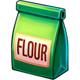 sugar mix flour symbol