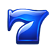 super multitimes progressive 7 blue symbol