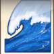 surf paradise wave symbol