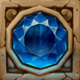 temple tumble blue crystal symbol