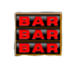 ten times wins triple bar symbol