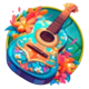 the explosive bandit 2 guitar symbol