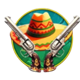 the explosive bandit 2 sombrero revolvers symbol