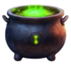 the explosive wizard cat magic cauldron symbol