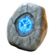 the explosive wizard cat rune stone symbol