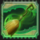 the haunted carnival broom symbol