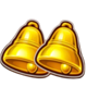 thunder coins bell symbol