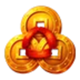 treasure sparks coins symbol
